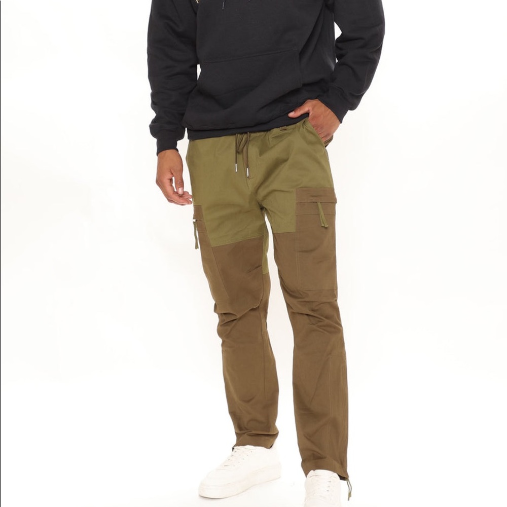 Two Tone Cargo Pants